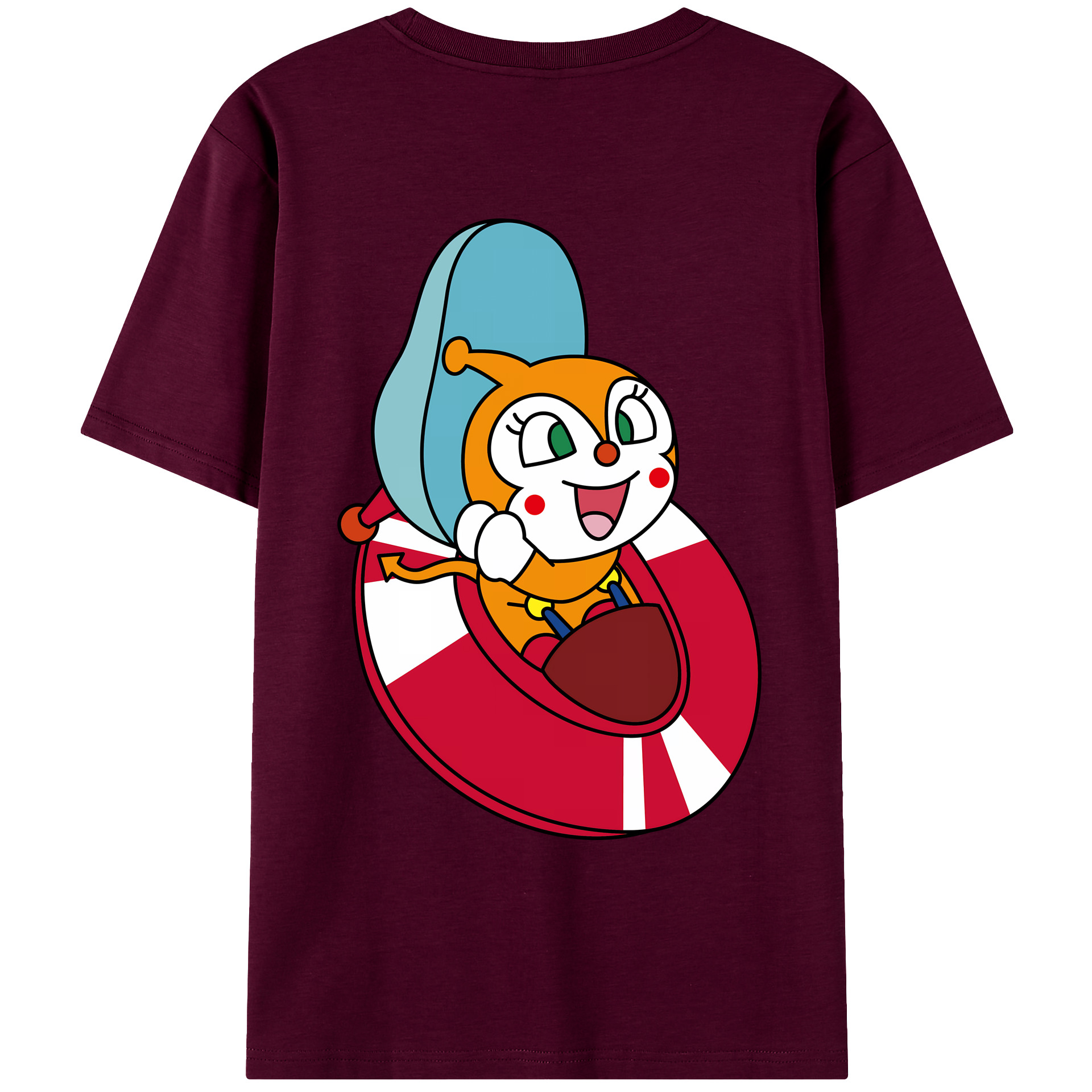 （画像用） アンパンマン Anpanman レディース半袖Tシャツ(バックプリント)